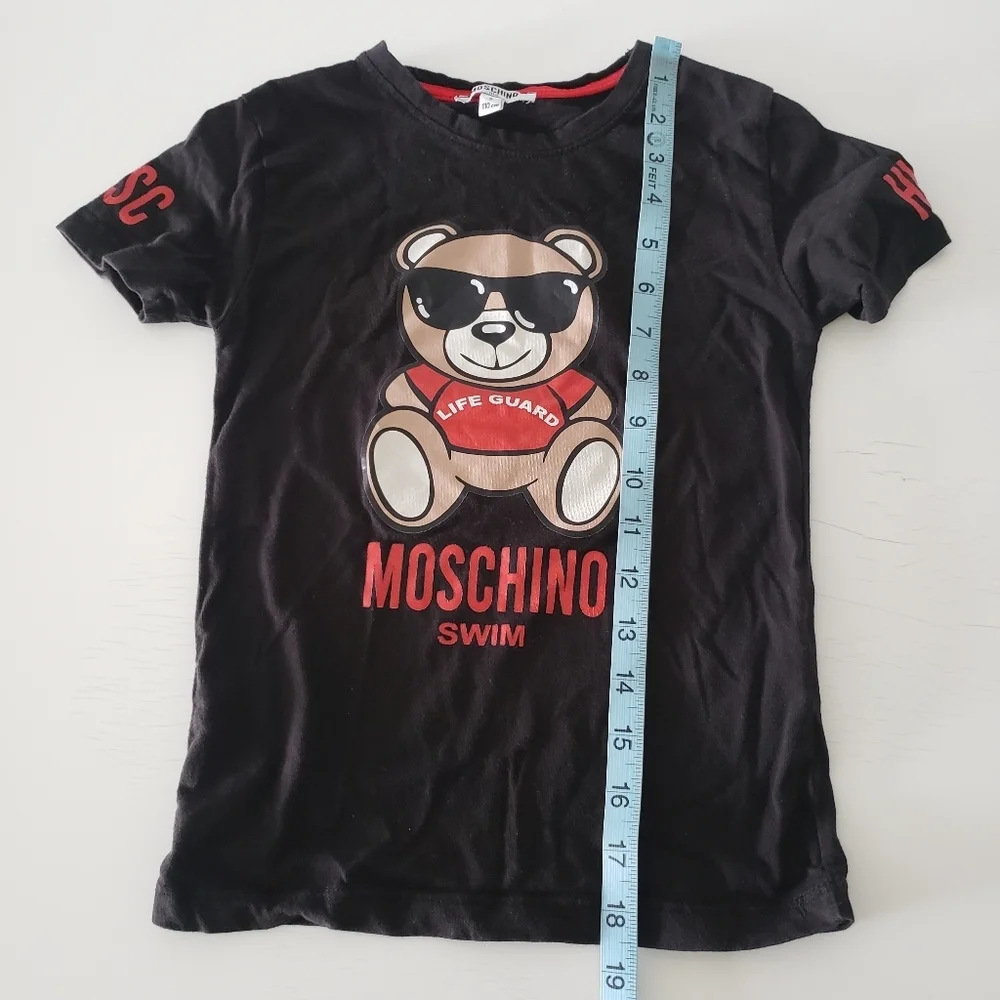 Moschino kid tee swim logo